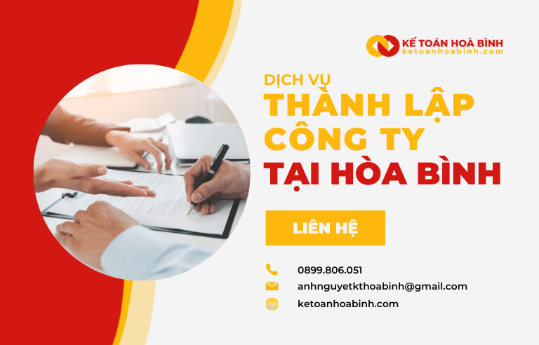 Thành lập công ty tại Hòa Bình